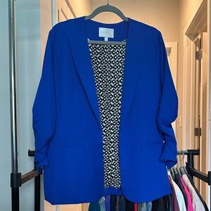 Skies Are Blue Vibrant Blue Blazer